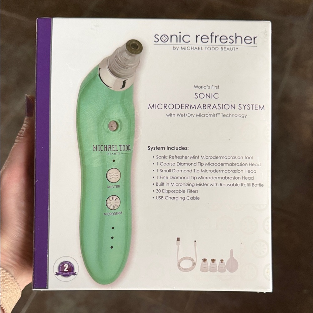 NEW Sonic refresher, micro dermabrasion system by Michael Todd beauty